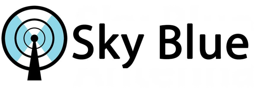 Sky Blue Digital Antenna Logo