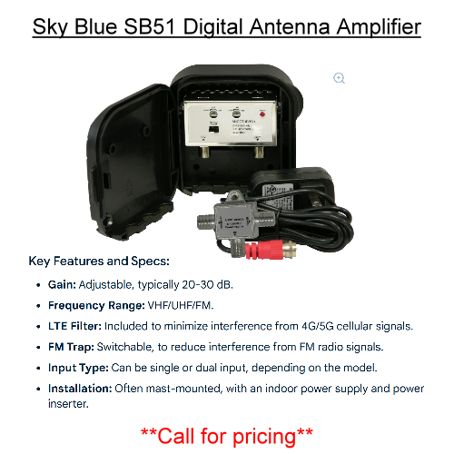 Sky Blue SB51 Digital Antenna Amplifier